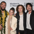Jason Momoa și copiii lui, Lola și Nakoa-Wolf, împreună cu Ian Somerhalder/ Profimedia